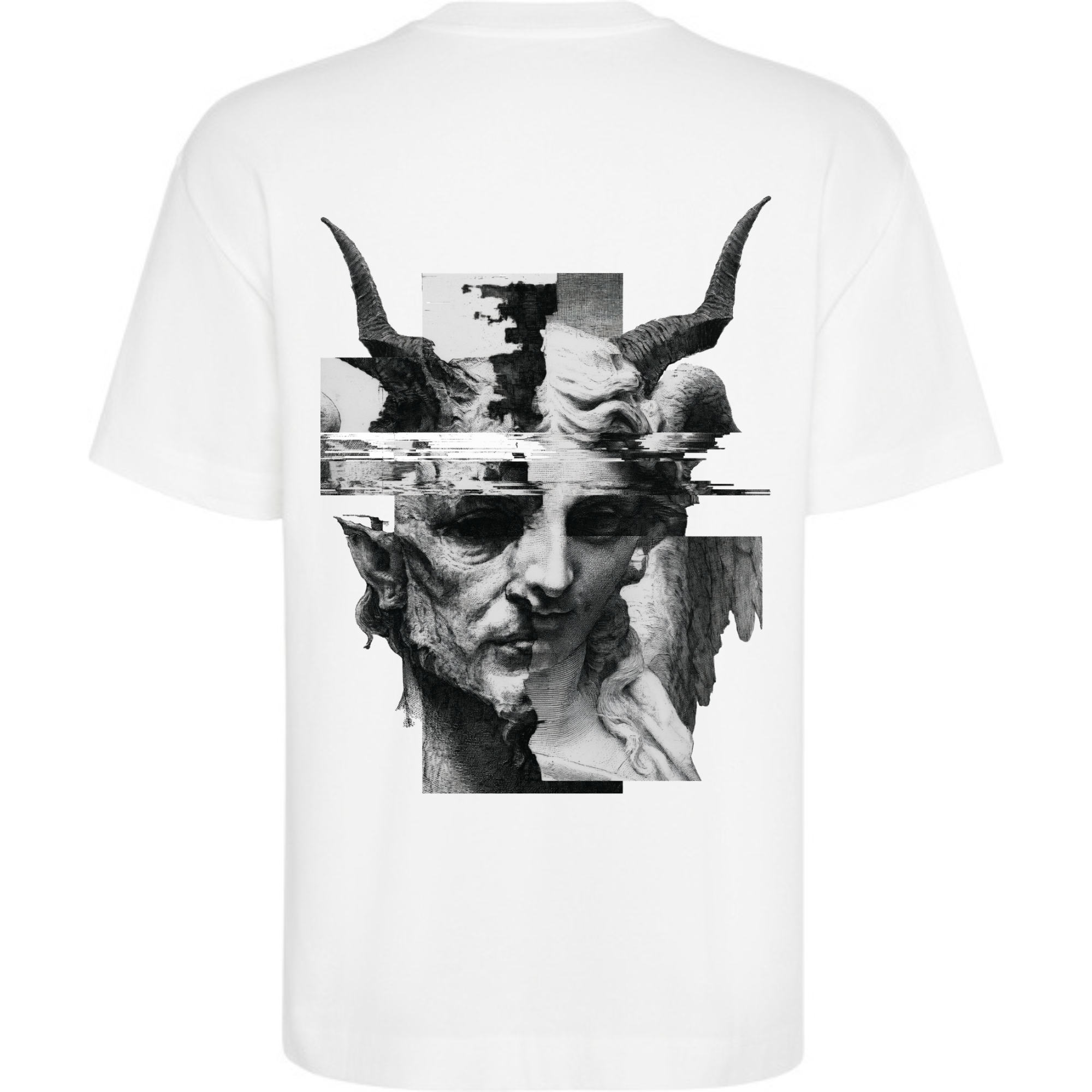 Camiseta Oversize Ángel y Demonio